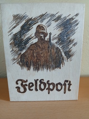 Feldpost holzschatulle - feldpost,