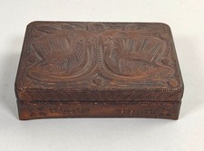 Alte geschnitzte  Schatulle