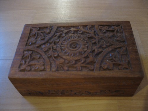 Holz schatulle kästchen - schatulle,
