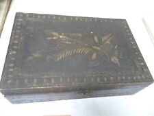 1296.    Alte Schatulle Holz