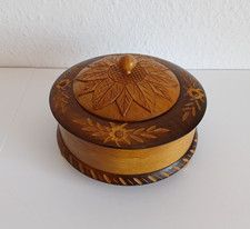Deckeldose Holz Schmucktruhe