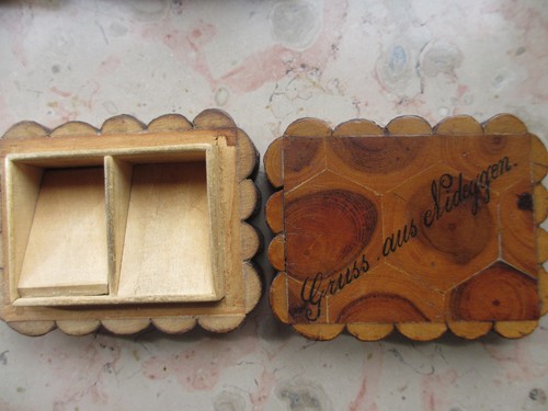 Miniatur holzschatulle - miniatur,