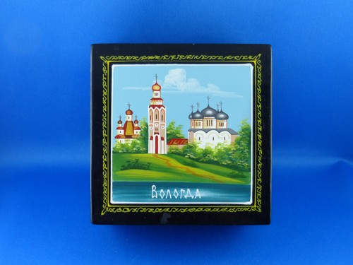 Vintage holzschatulle wologda - vintage,