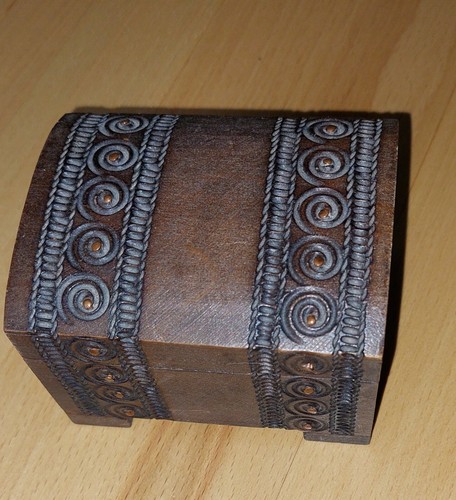 Holzschatulle handmade - handmade, in