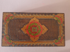 Holzschatulle, Pyrographie