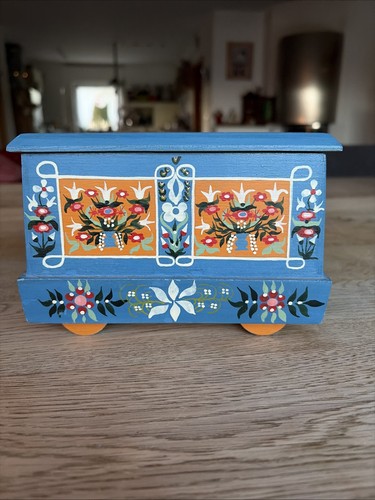 Vintage holz schatulle holzbox - vintage,