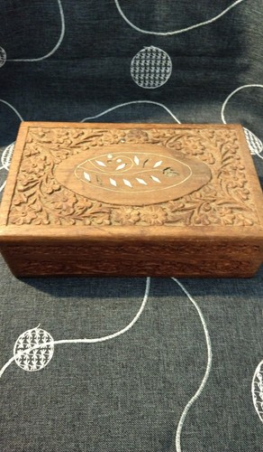 Holz schatulle vintage antik - vintage,