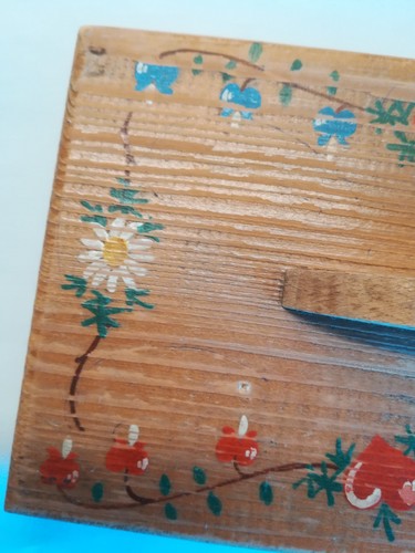 Vintage holzschatulle mit - vintage,,
