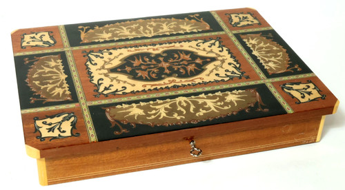 Spieluhr schatulle intarsien - schatulle,