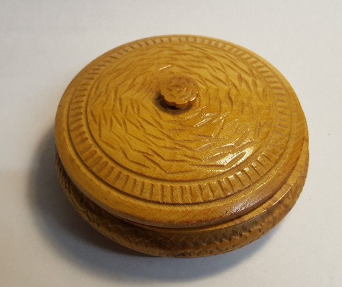 Antike holzdose mit - antike,