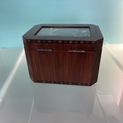 Holzschatulle mit deckel und - holzschatulle,
